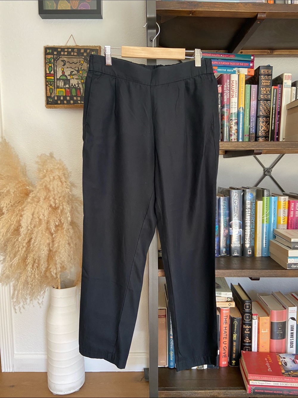 Muji Women's Black Pants - Relaxed Fit